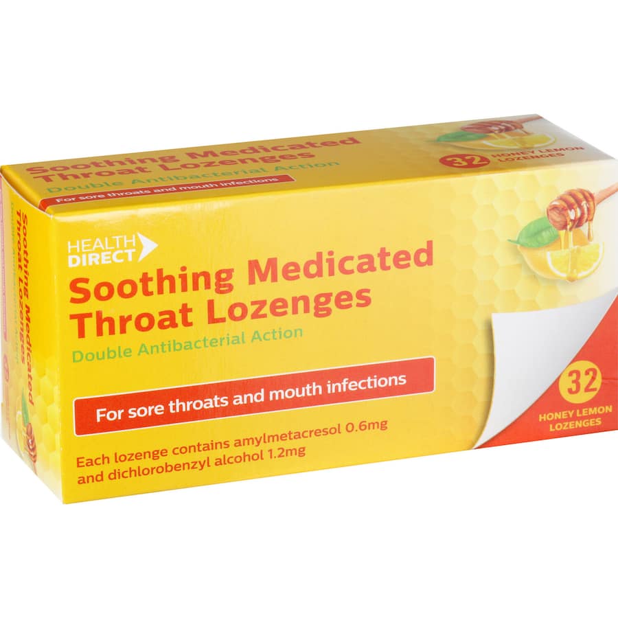 Health Direct Soothing Med Lozenges  32pack