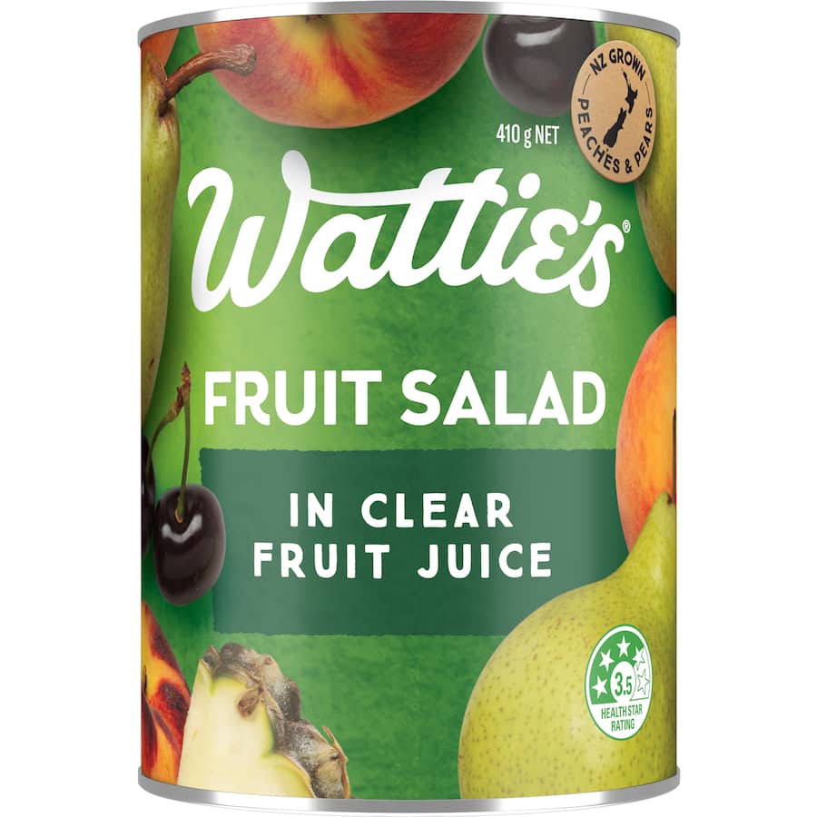Wattie's Fruit Salad In Clear Fruit Juice Can 410g