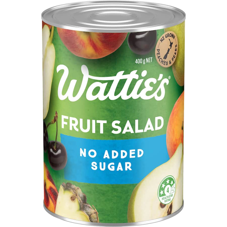 Wattie's Fruit Salad No Added Sugar Can 400g