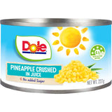 Dole Pineapple Crushed In Juice Can 227g