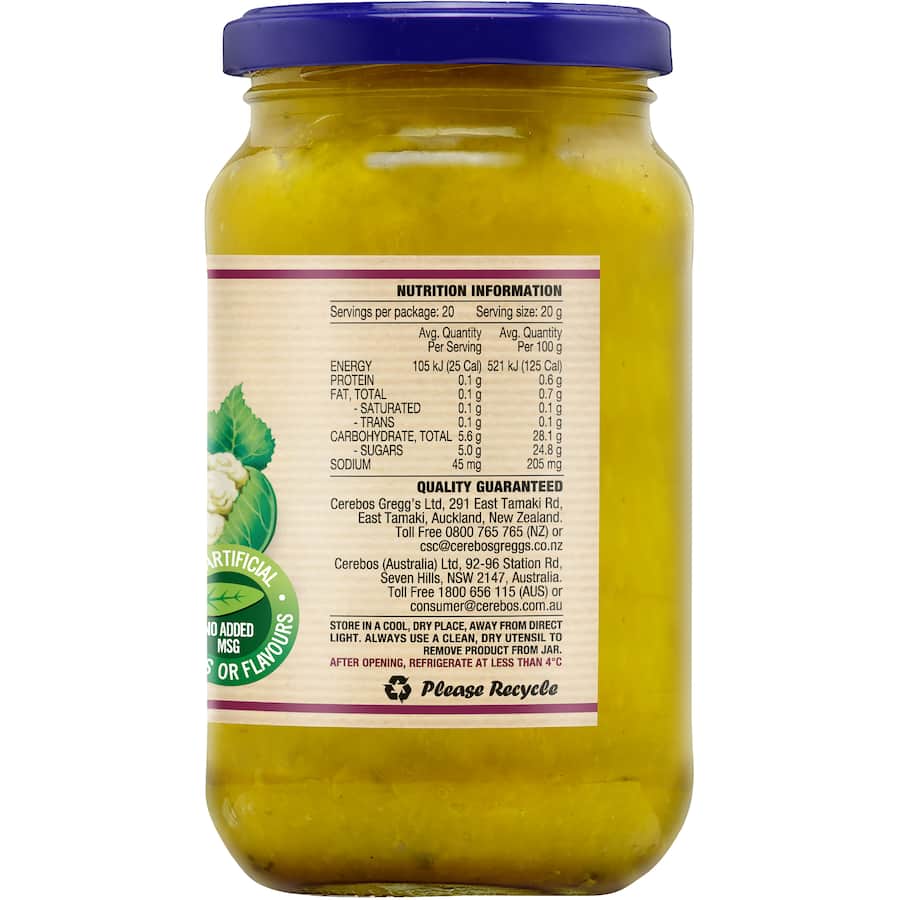Cerebos Chow Chow  Jar 400g