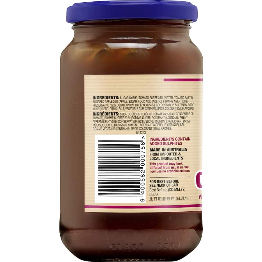 Cerebos Sweet Fruit Chutney  Jar 400g