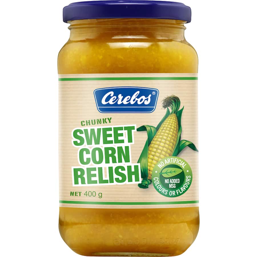 Cerebos Sweetcorn Relish  Jar 400g