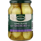 Delmaine Gherkins Long Sliced 480g