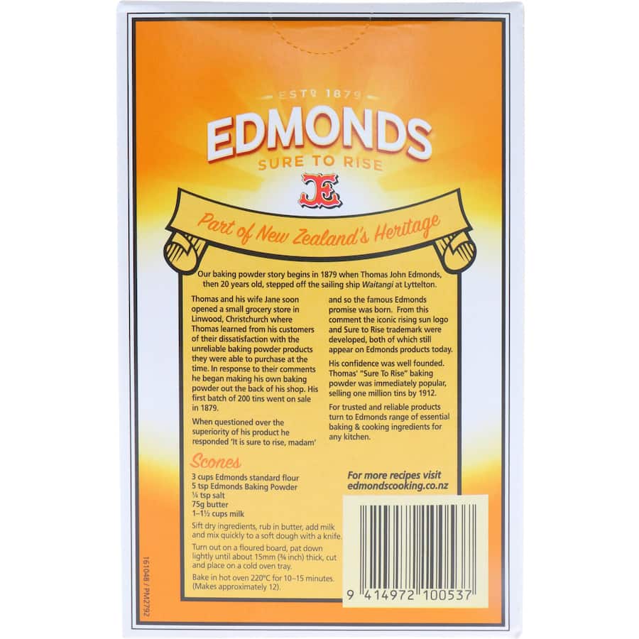 Edmonds Baking Powder  Box 400g
