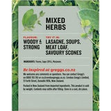 Greggs Mixed Herbs  Box 15g
