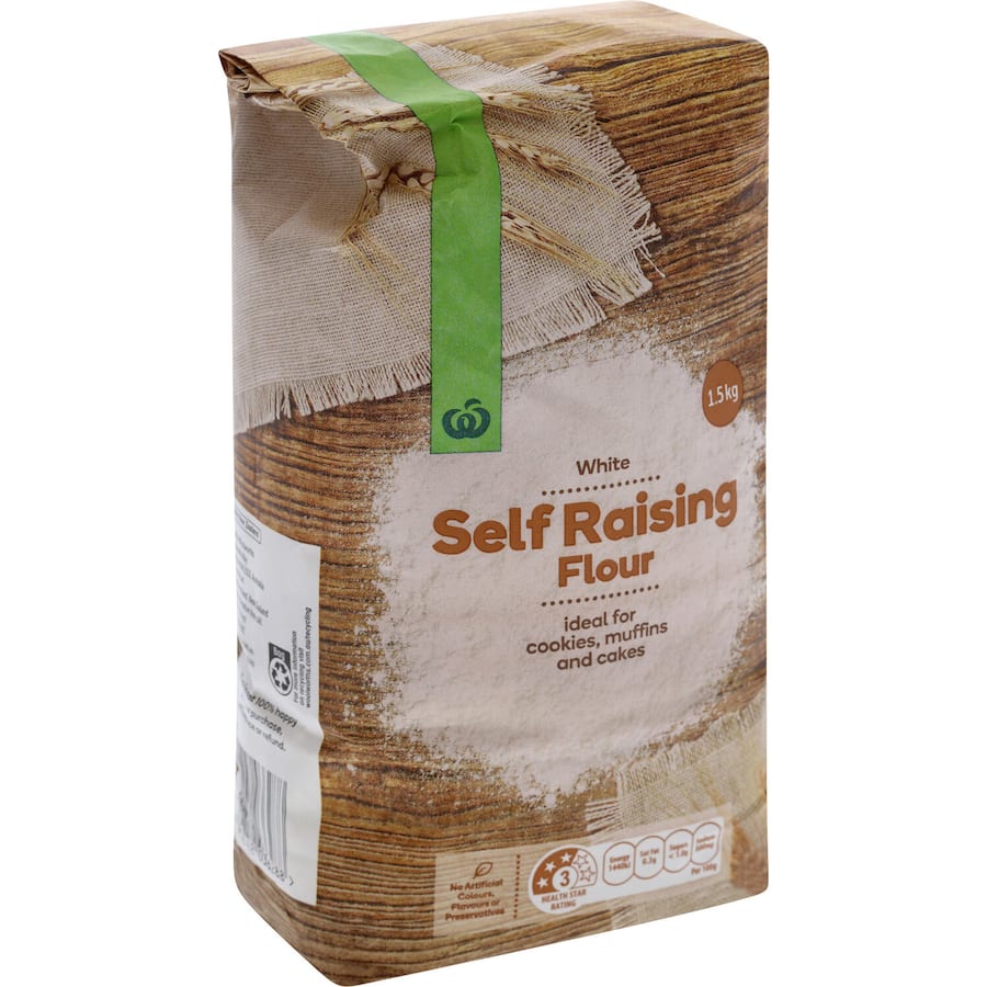 Woolworths Self Raising Flour White 1.5kg
