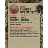 Greggs Chinese Five Spice Ground Box 40g