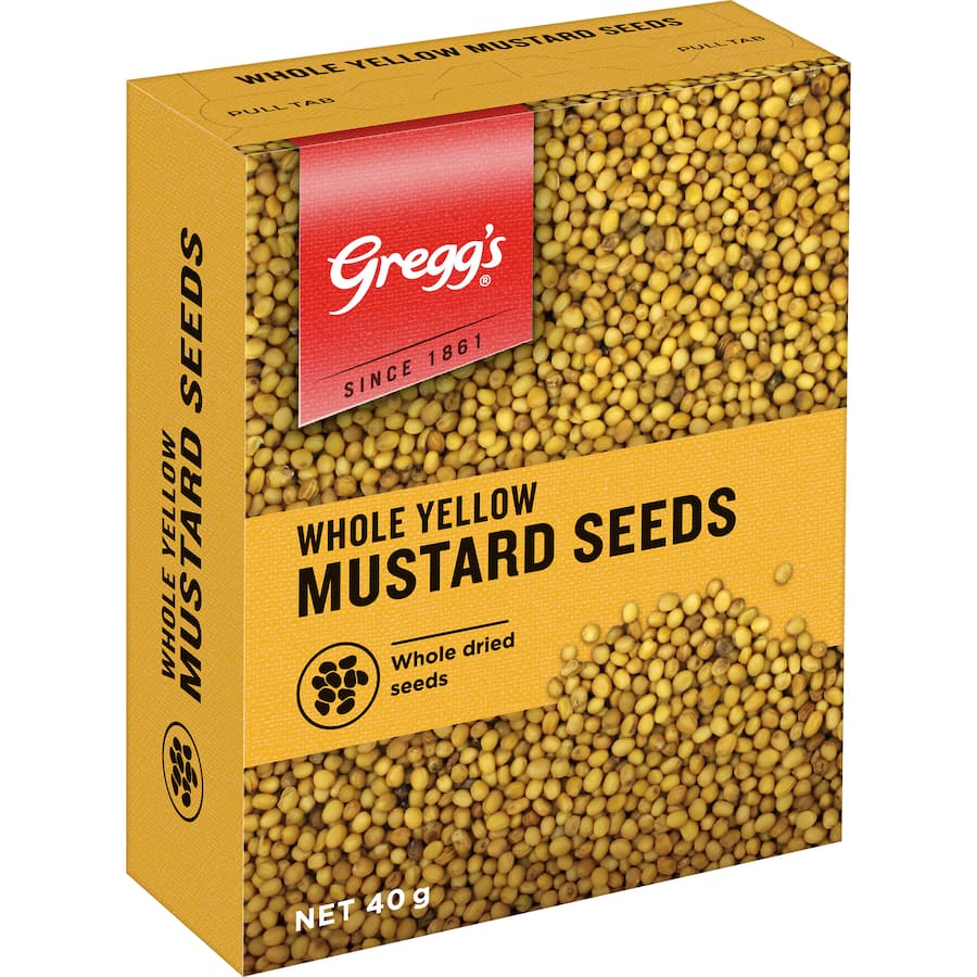 Greggs Mustard Seeds Whole Yellow Box 40g