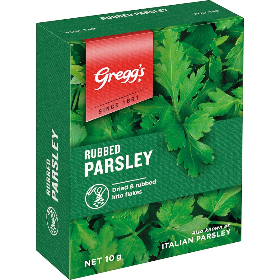 Greggs Parsley Rubbed Box 10g