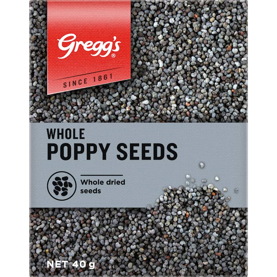 Greggs Poppy Seeds Whole Box 40g
