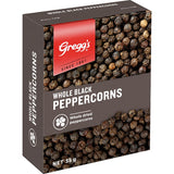 Greggs Peppercorns Whole Black Box 35g