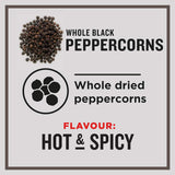 Greggs Peppercorns Whole Black Box 35g