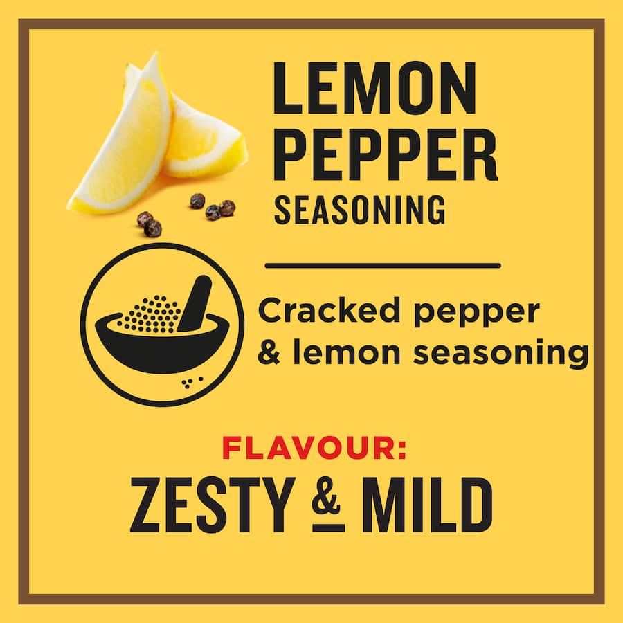 Greggs Lemon Pepper Seasoning Box 65g