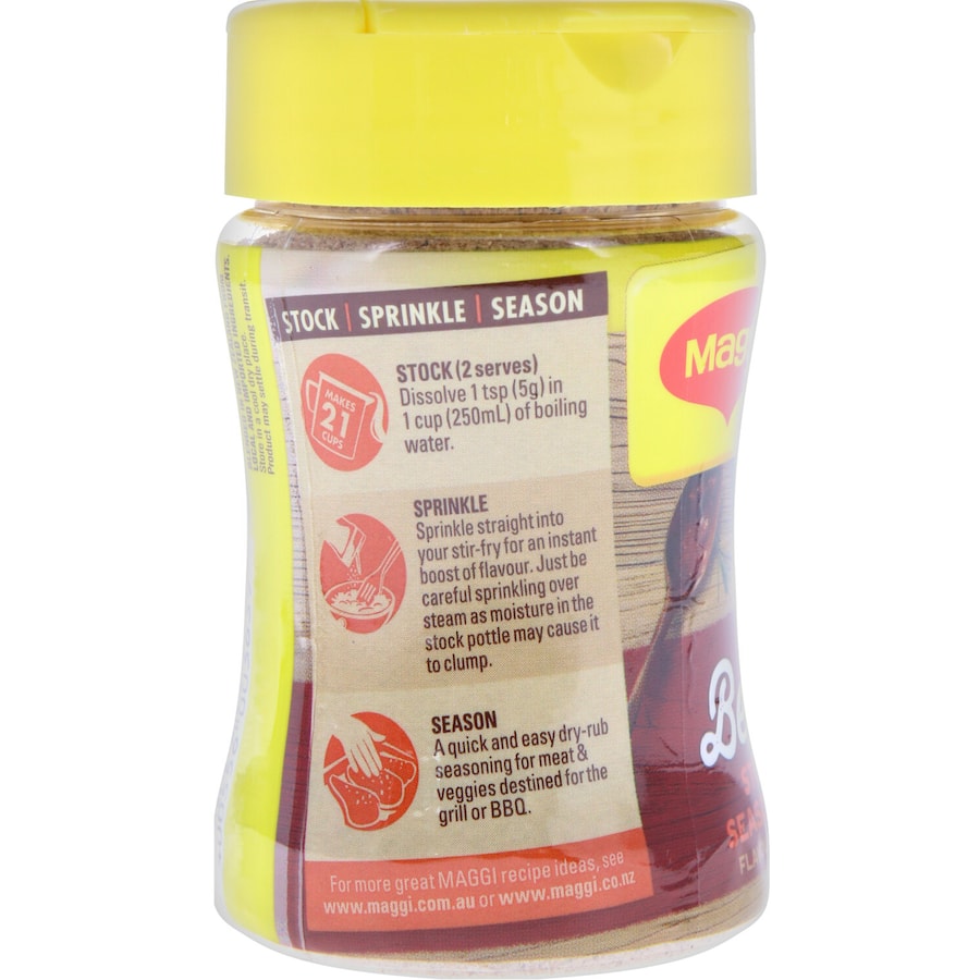 Maggi Stock Powder Beef Shaker Pottle 105g
