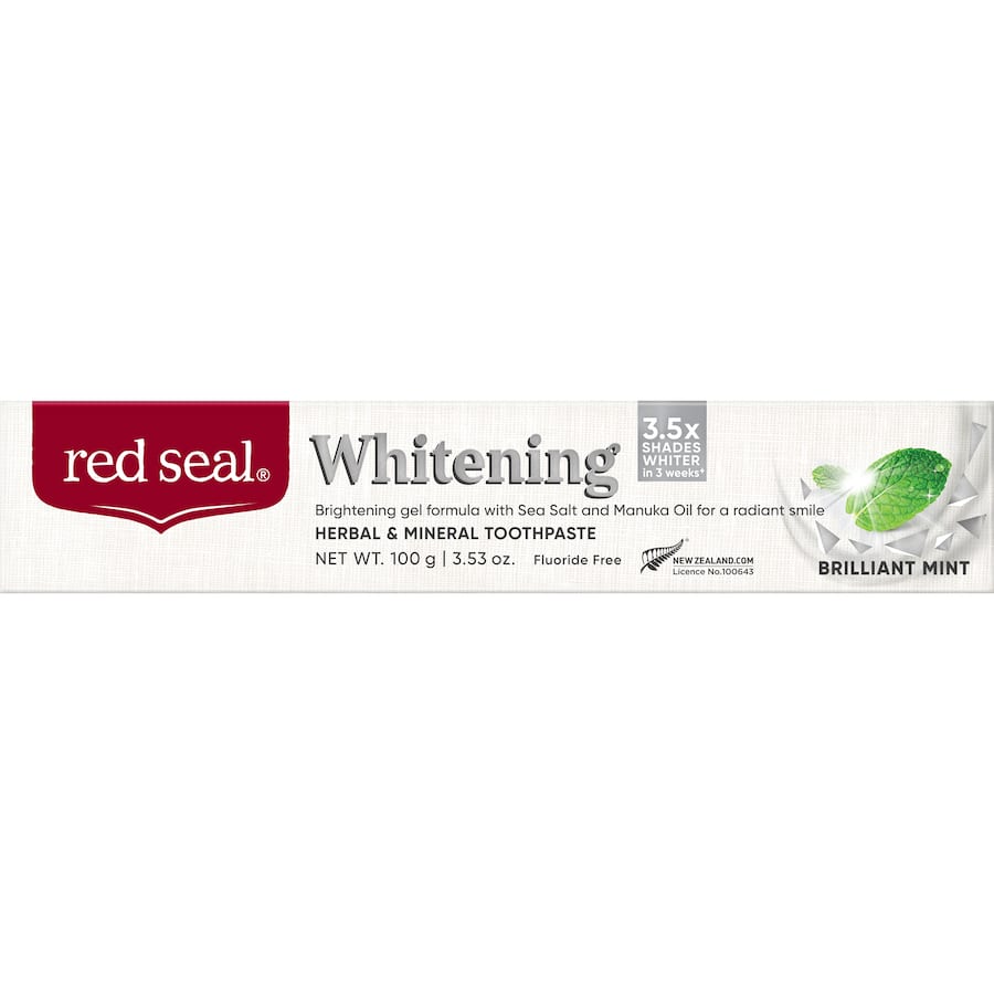 Red Seal Whitening Toothpaste Brilliant Mint 100g