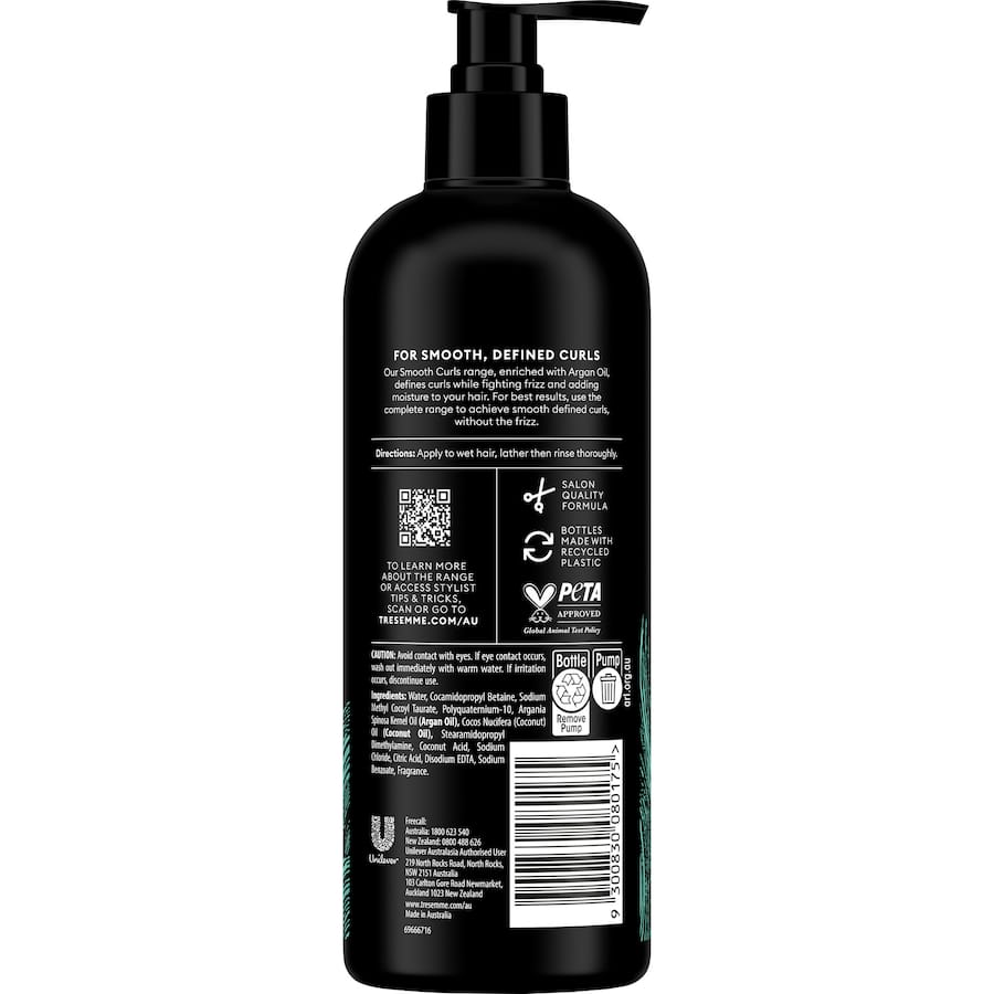 Tresemme Shampoo Smooth Curls Pump 500mL
