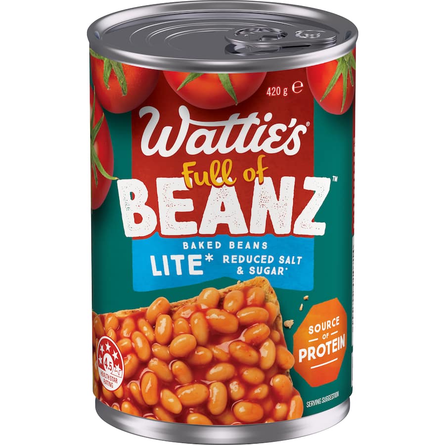 Watties Baked Beanz Lite  Can 420g
