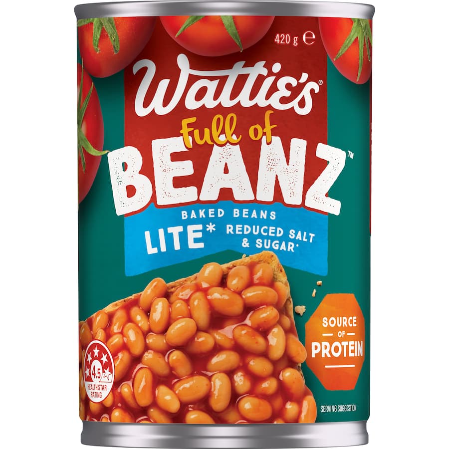 Watties Baked Beanz Lite  Can 420g
