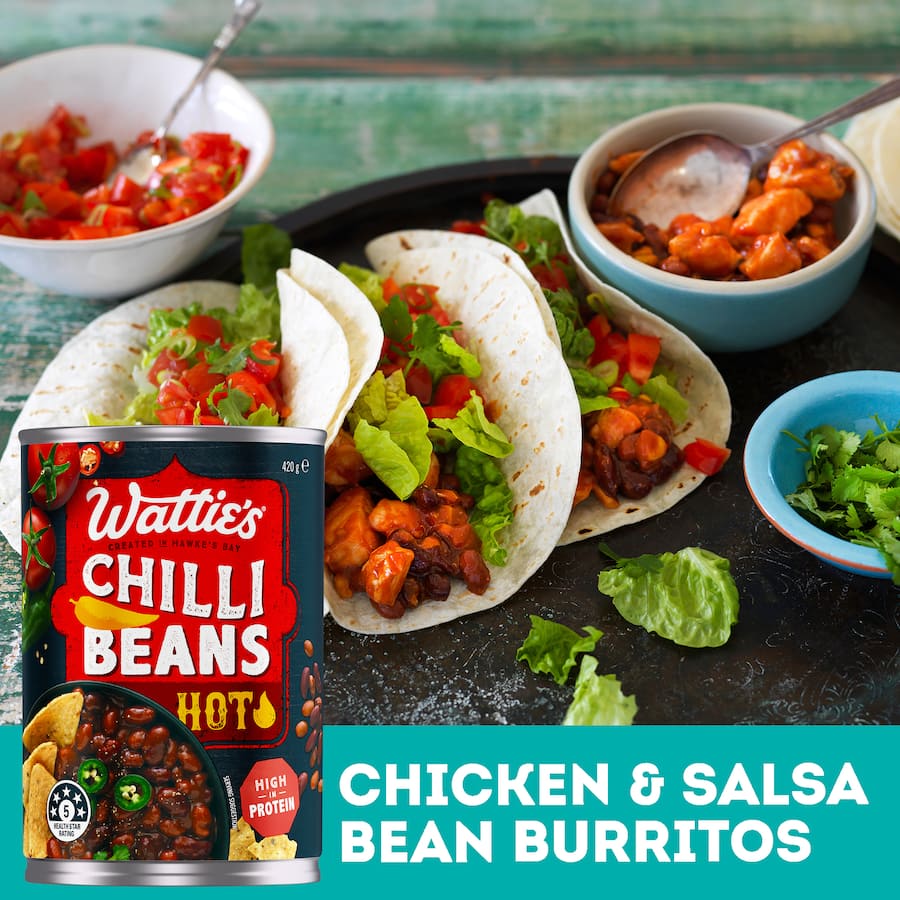 Watties Chilli Beans Hot  420g