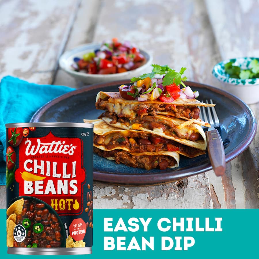 Watties Chilli Beans Hot  420g