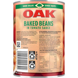 Oak Baked Beans In Tomato Sauce  Can 420g