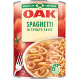 Oak Spaghetti In Tomato Sauce  Can 420g