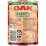Oak Spaghetti In Tomato Sauce  Can 420g