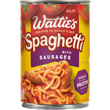 Watties Spaghetti With Sausages  Can 300g