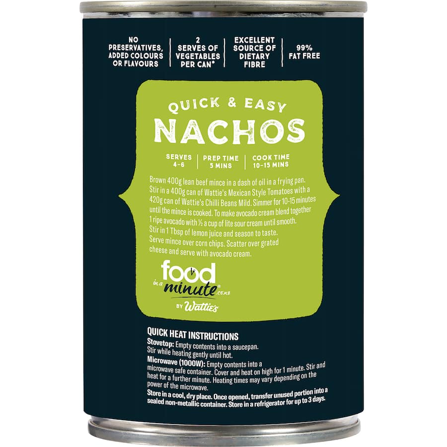 Watties Chilli Beans Mild  420g