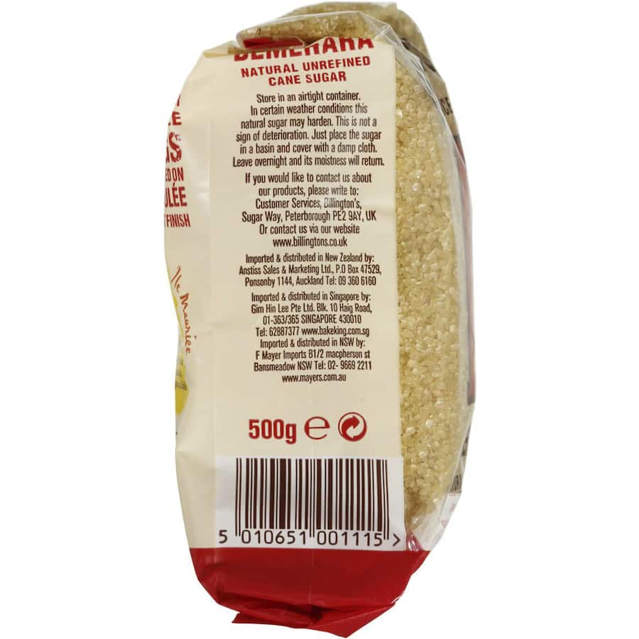 Billingtons Demerara Sugar  500g
