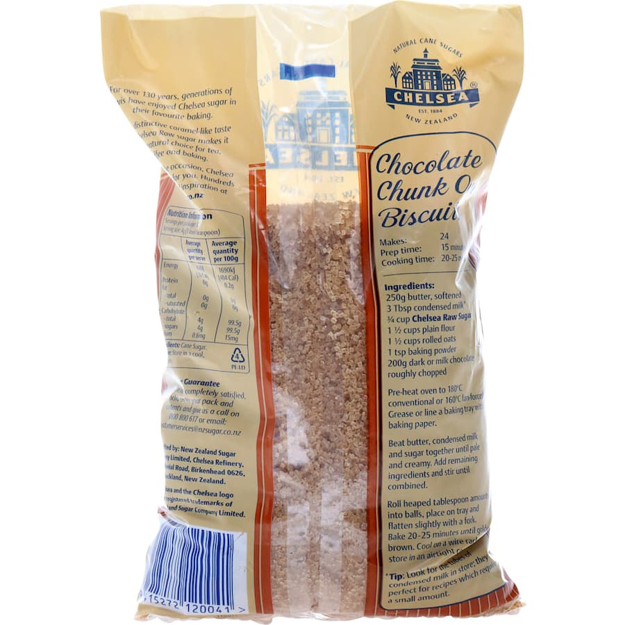 Chelsea Raw Sugar Crystal Bag 500g