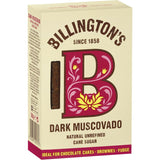 Billingtons Muscovado Sugar Natural Dark Pkt 500g