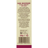 Billingtons Muscovado Sugar Natural Dark Pkt 500g