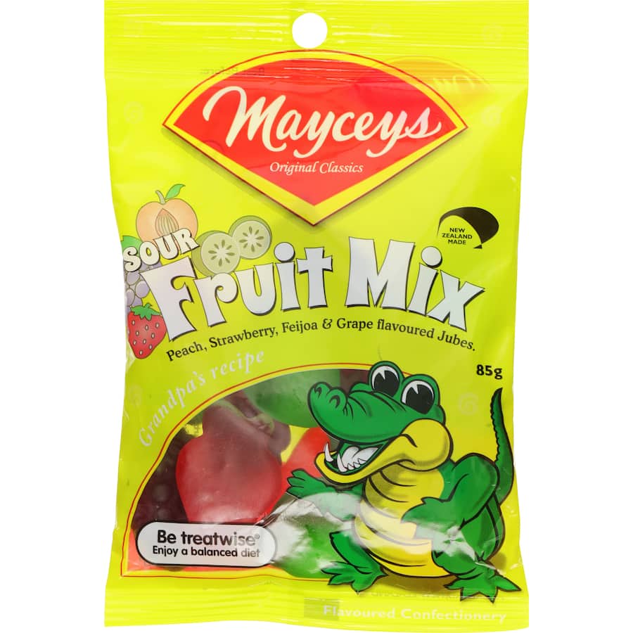 Mayceys Sweets Sour Fruit Mix 85g