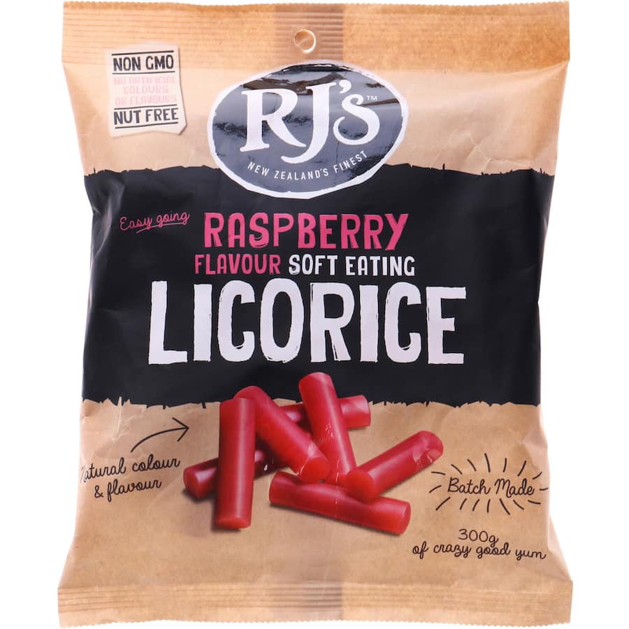 Rjs Licorice Raspberry Fresh 300g