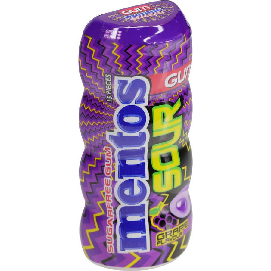 Mentos Gum Grape Sour 30g