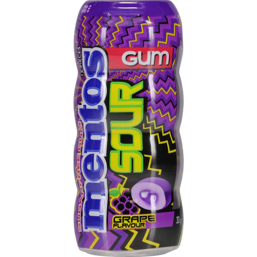 Mentos Gum Grape Sour 30g