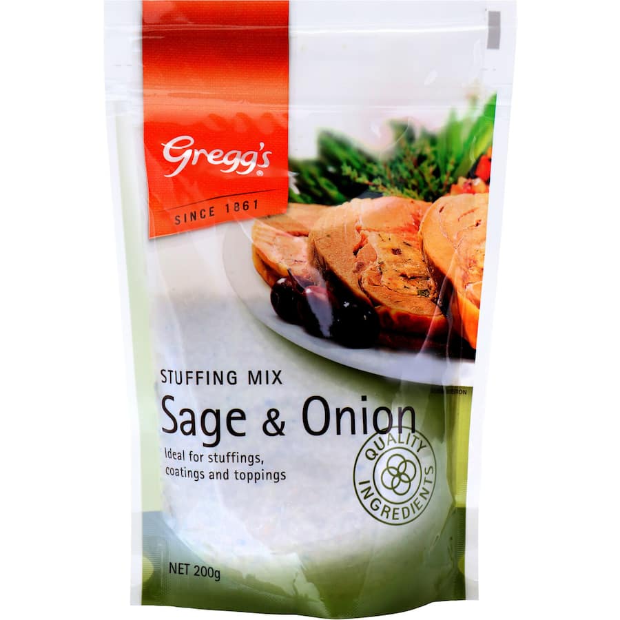 Greggs Stuffing Mix Sage & Onion Resealable pouch 200g
