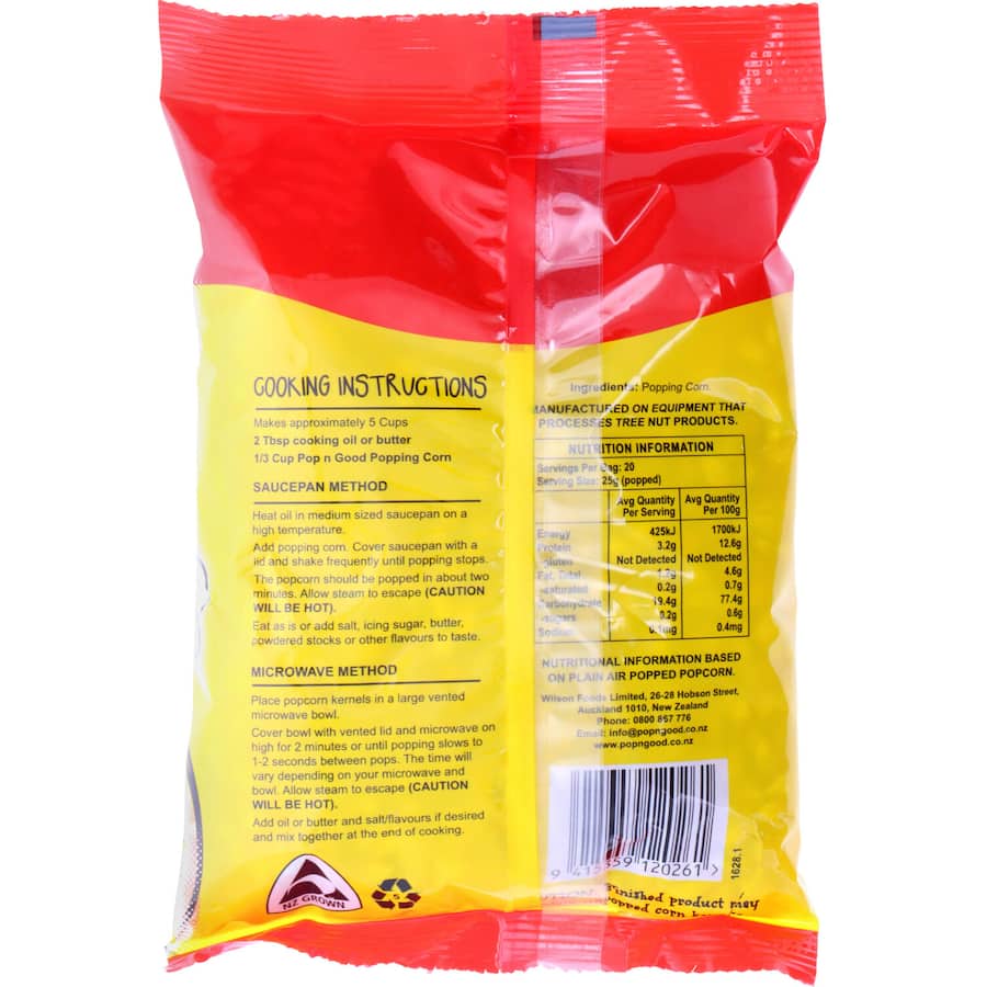 Pop N Good Popping Corn  500g