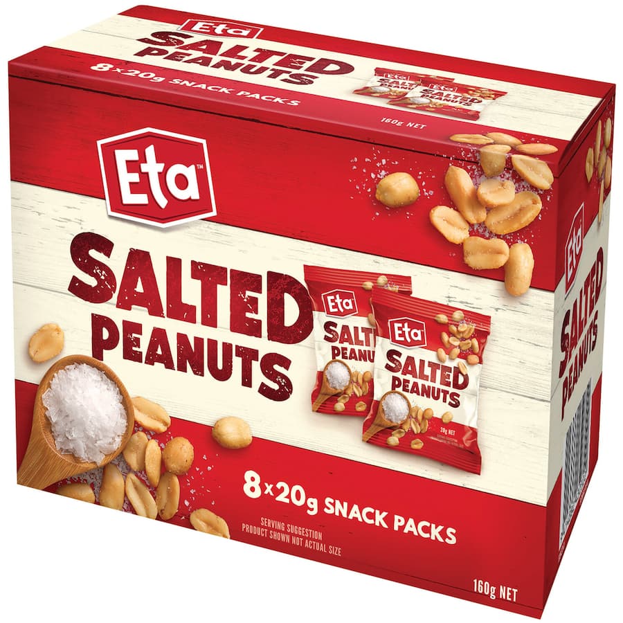 Eta Peanuts Snack Pack 8pack