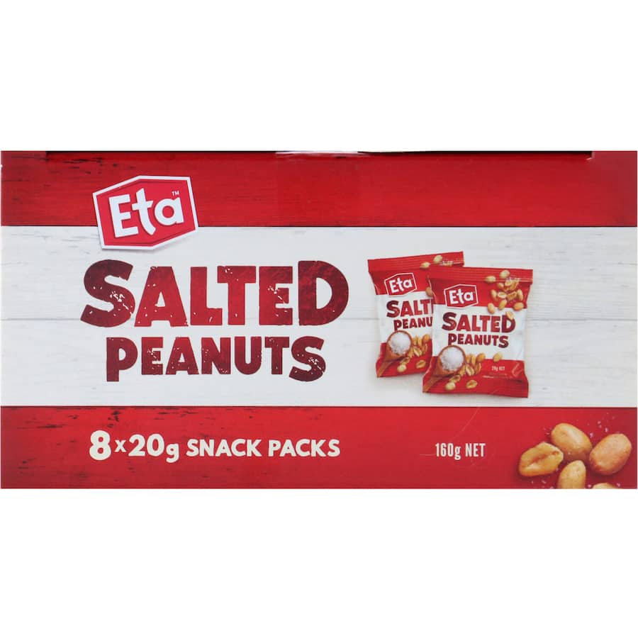 Eta Peanuts Snack Pack 8pack
