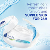 Nivea Soft Day Cream Jojoba & Vitamin E Creme Tub 200mL