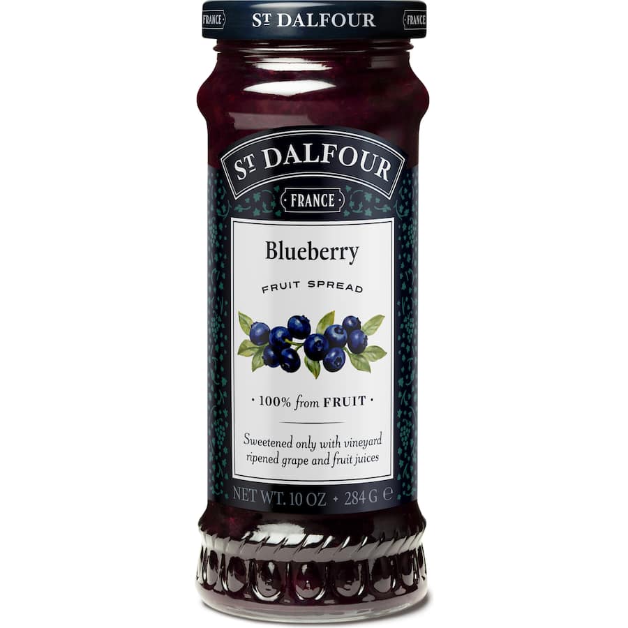St Dalfour Jam Wild Blueberry 284g