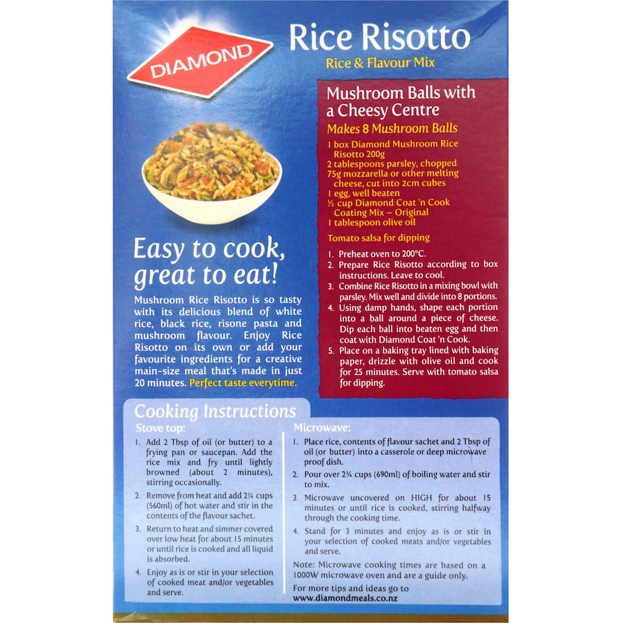 Diamond Rice Risotto Mushroom 200g