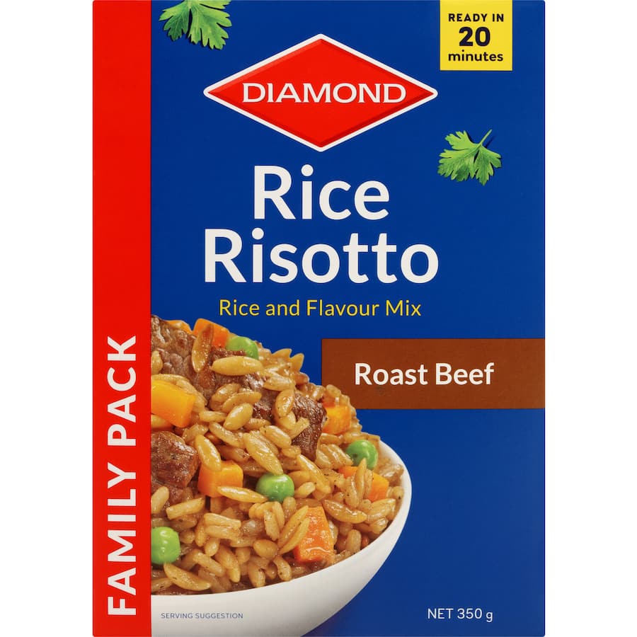 Diamond Rice Risotto Roast Beef 350g