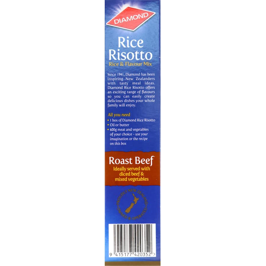 Diamond Rice Risotto Roast Beef 350g