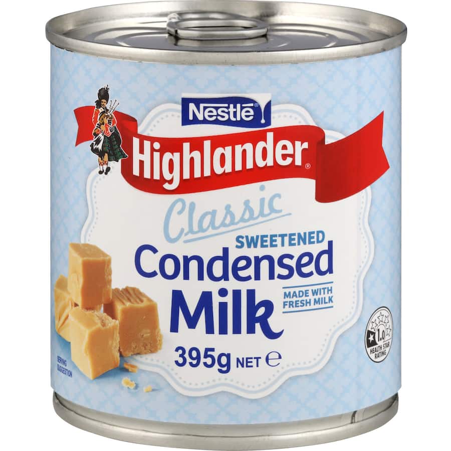 Nestlé Highlander Condensed Milk Sweetened Tear tab can 395g