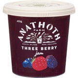 Anathoth Farm Mixed Berry Jam 3 Berries Ptl 455g