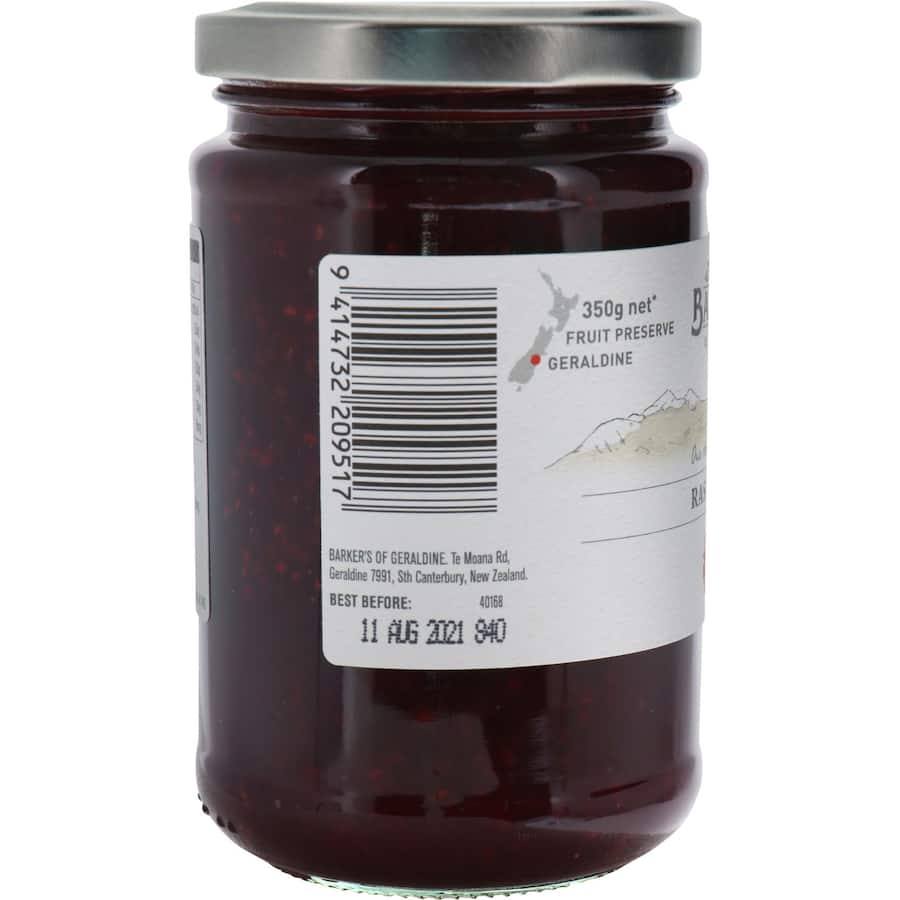 Barkers Raspberry Jam  Jar 350g